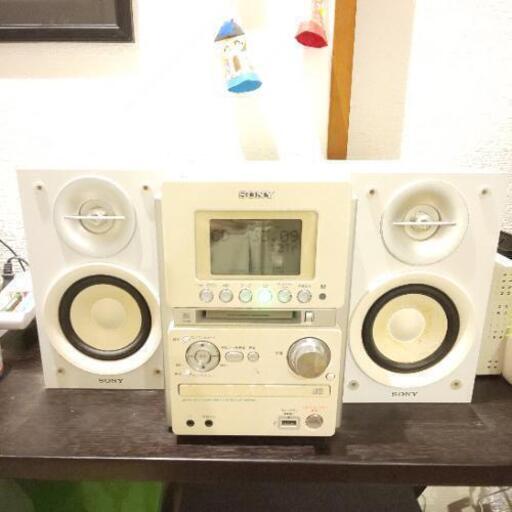CD MD カセット コンポ