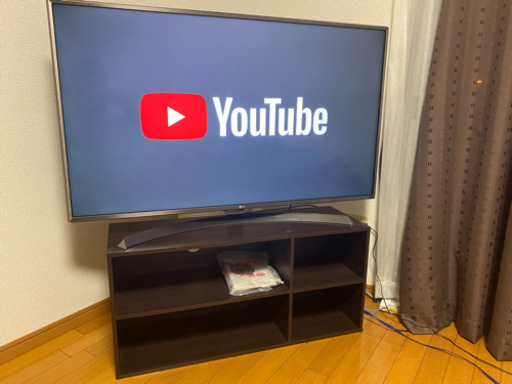 [値下げ交渉あり] LG49型テレビ　テレビ台付