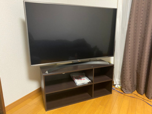 [値下げ交渉あり] LG49型テレビ　テレビ台付