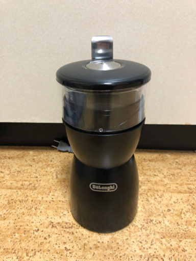 Delonghi   カッター式コーヒーグラインダー(コーヒーミル)KG40J
