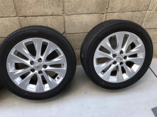 18インチアルミホイール 4本 トヨタ純正アルファード ベルファイア