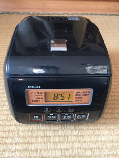 a-05 TOSHIBA 炊飯器 3合 中古品 黒 RC-5SＫ