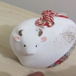 土鈴　昭和レトロ　うし