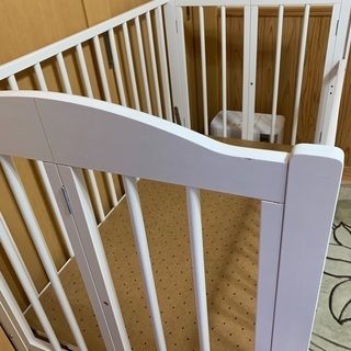※訳あり品　ベビーベッド