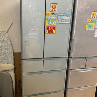 ⭐2/20 値下げ⭐美品 2016年製 HITACHI 475Lフレンチドア冷蔵庫 クリスタルドア R-F48M1 日立 6ドア 日本製