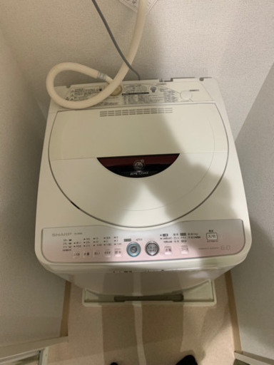 SHARP 洗濯機 6kg (1/15までに取りに来れる方)