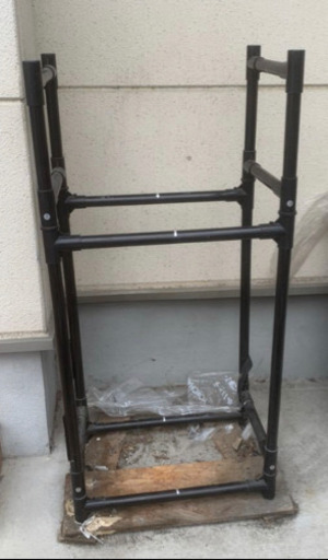 【値下げしました】スタットレスタイヤ アルミホイル 195/65R15 15x6 1/2-A47 中古品 4本セット、(タイヤスタンド