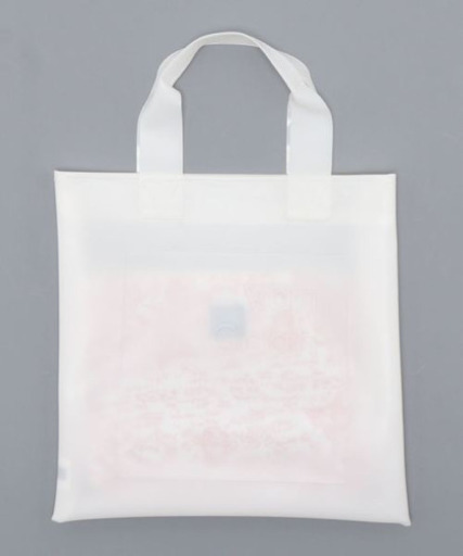 新品未使用　SAC　ゴッホミュージアム ロゴエンボス ビニールトートバッグ