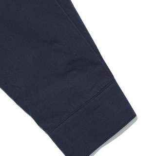 新品未使用　SPINNS　無地ワークシャツ　ネイビーの画像