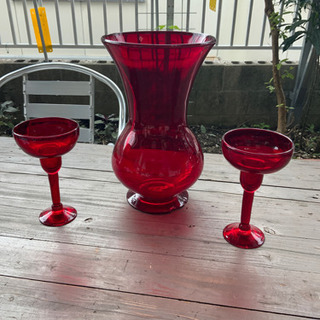 花瓶とキャンドルスタンド