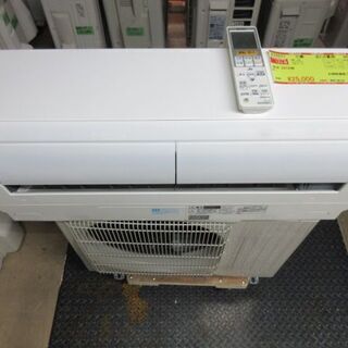 K02071　三菱　中古エアコン　主に6畳用　冷2.2kw／暖2.5kw