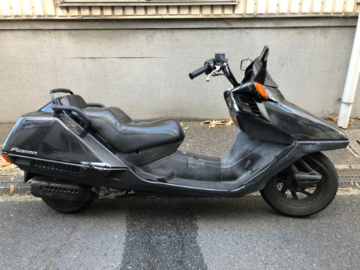 取引中！フュージョンX?実働 自賠責残り1年半整備ベース車 MT車であれば交換も考えてます