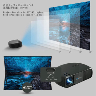 受け渡し予定者決定しました。お問い合わせご遠慮ください。プロジェクター　超美品の画像