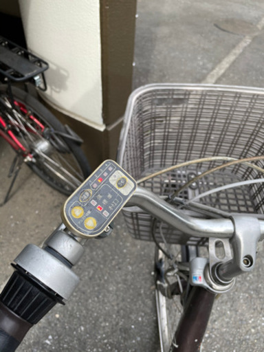 電動自転車 26インチ　ブリジストン　ハンドルロック（前錠）と後輪錠（サークロック）交換済み