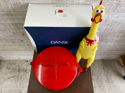 【愛品館江戸川店】DANSKコベンスタイル両手鍋23CM未使用品　ID102-023902-007 廃盤】DANSK/ダンスク/コベンスタイル2/両手鍋23cm（赤） - 北欧 