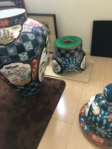 有田焼飾り壺