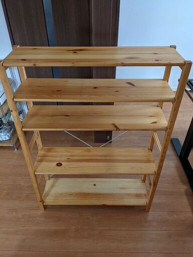 無印良品 パイン材ユニットシェルフ幅86cm 高さ120cm