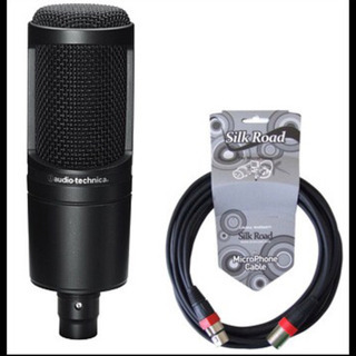 AT2020と、XLRケーブル