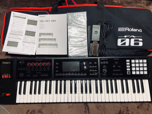 Roland シンセサイザー FA-06 ペダル付き