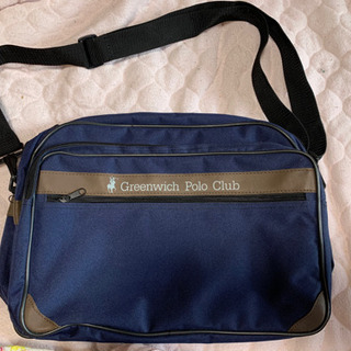 新品！Greenwich Polo Club 青2wayショルダーバッグの画像