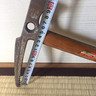 取引き終了！希少登はん具木製アイスバイルの画像