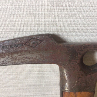取引き終了！希少登はん具木製アイスバイルの画像