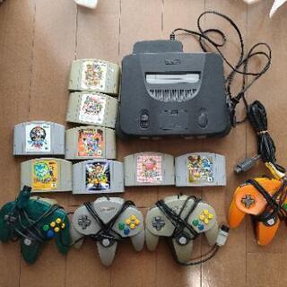 【値下げ】ニンテンドー64 コントローラー×4 ソフト8本セット