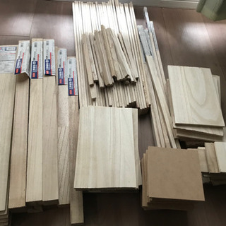【中古一部未使用】木材セット