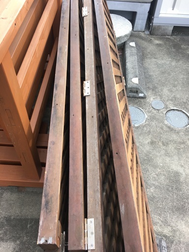 大工さんが作ったラティス　