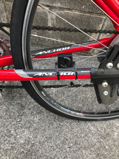 ロードバイク　アンカー赤色　子供用　自転車