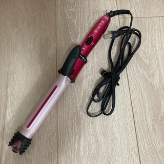 【美品】テスコム ione マイナスイオンスチームヘアーアイロン...