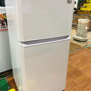 【管理IR012498-104】ハイアール 2014年 JR-N106H 106L 2ドア冷凍冷蔵庫の画像