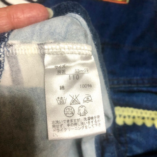 ジーウィズ　プリントワンピ　110cmの画像