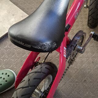 ★美品★へんしんバイクピンク（ペダル付き）の画像