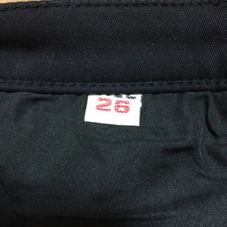 裏起毛 ブラックパンツ  サイズ26の画像