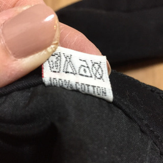 裏起毛 ブラックパンツ  サイズ26の画像