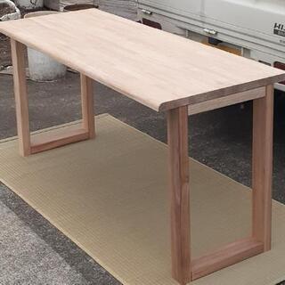 ダイニングテーブル　タモ　集成材の画像