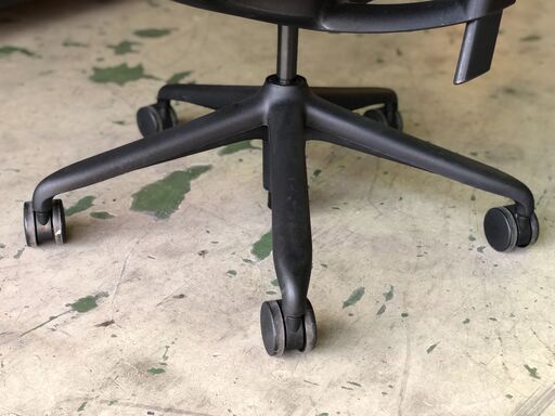 HermanMiller/ハーマンミラー■Sayl Chairs/セイルチェア■ブラックベース 黒 昇降機能 オフィスチェア OAチェア No.1320100904