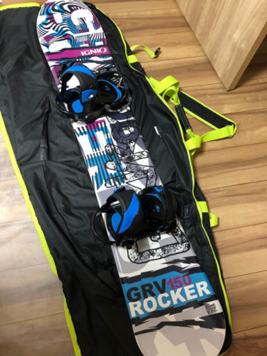 (お話し中)スノーボード板＋ビンディング＋バッグ