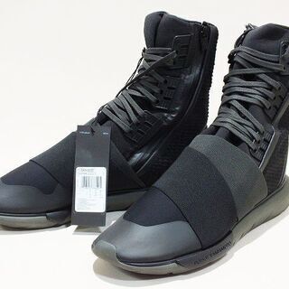 【苫小牧バナナ】⑩未使用品 adidas Y-3 QASA BOOT 28.5cm CG3188 yohji yamamoto ヨウジヤマモト メンズスニーカー ブーツ 箱付き♪