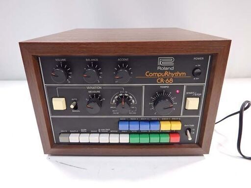 動作OK★ローランド CR-68 リズムマシン/コンピューリズム/アナログドラムマシン ヴィンテージ