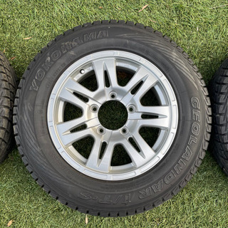 中古ホイールタイヤ 4本セット ジムニー パジェロミニの画像