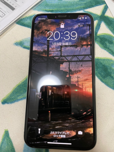 【美品】IPhoneX 64G   ホワイト　SIMフリー
