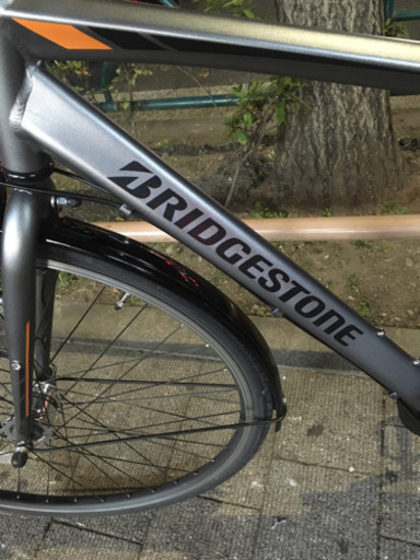 [新品同様]ブリヂストン　クロスバイクTB481 マットグレー