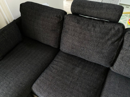 《取引決定済み》L字型ソファー　ダークグレー