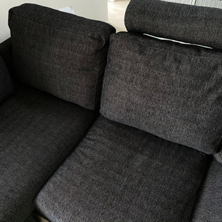 《取引決定済み》L字型ソファー　ダークグレーの画像