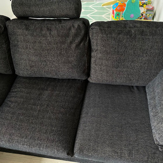 《取引決定済み》L字型ソファー　ダークグレーの画像
