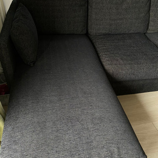 《取引決定済み》L字型ソファー　ダークグレーの画像