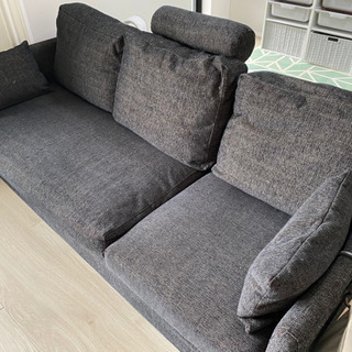 《取引決定済み》L字型ソファー　ダークグレーの画像