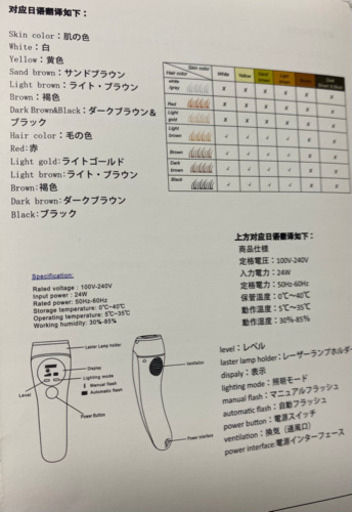 脱毛器 IPL 光脱毛器 光美容器 レーザー脱毛 5段階調節 レディース メンズ